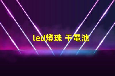led燈珠 干電池